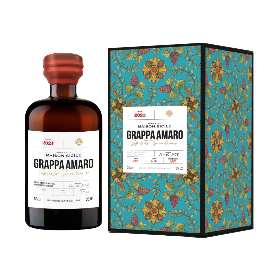 Grappa Amaro (50cl) + SCATOLA REGALO